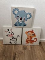 Bilder Leinwand Baby Tiere Kinderzimmer 3x Set Egersta Ikea Bayern - Wallersdorf Vorschau