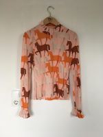 Stine Goya Shirt S 36 longsleeve Bluse Pferde  rosa orange braun Dortmund - Kirchhörde Vorschau