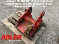 Lehnhoff MS21 SW21-3 MS25 Schnellwechsler für Bagger Bayern - Aichach Vorschau