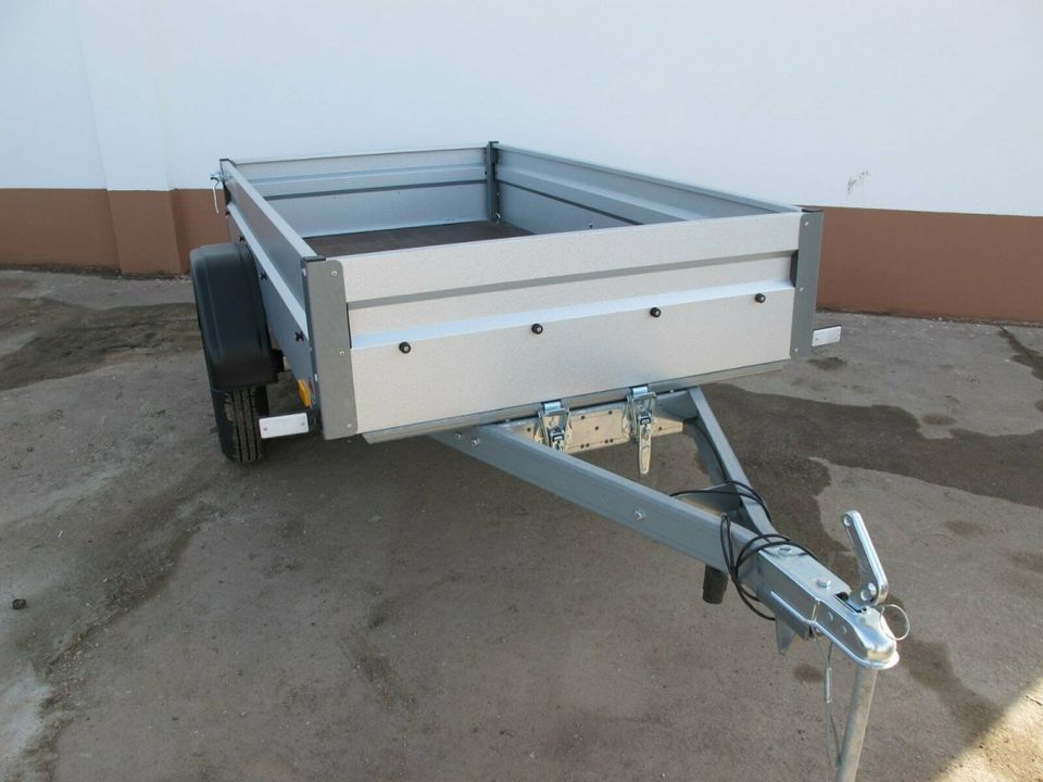 ❗❗❗SONDERPREIS ❗❗❗ Stema FT kipp 7.5-20-10-1B 23656 Kastenanhänger Tieflader Kippdeichsel 750kg platzsparend klappbar Garage Camping Umzug Garten Transport Kaminholz Wohnungsauflösung Koffer Box in Leipzig