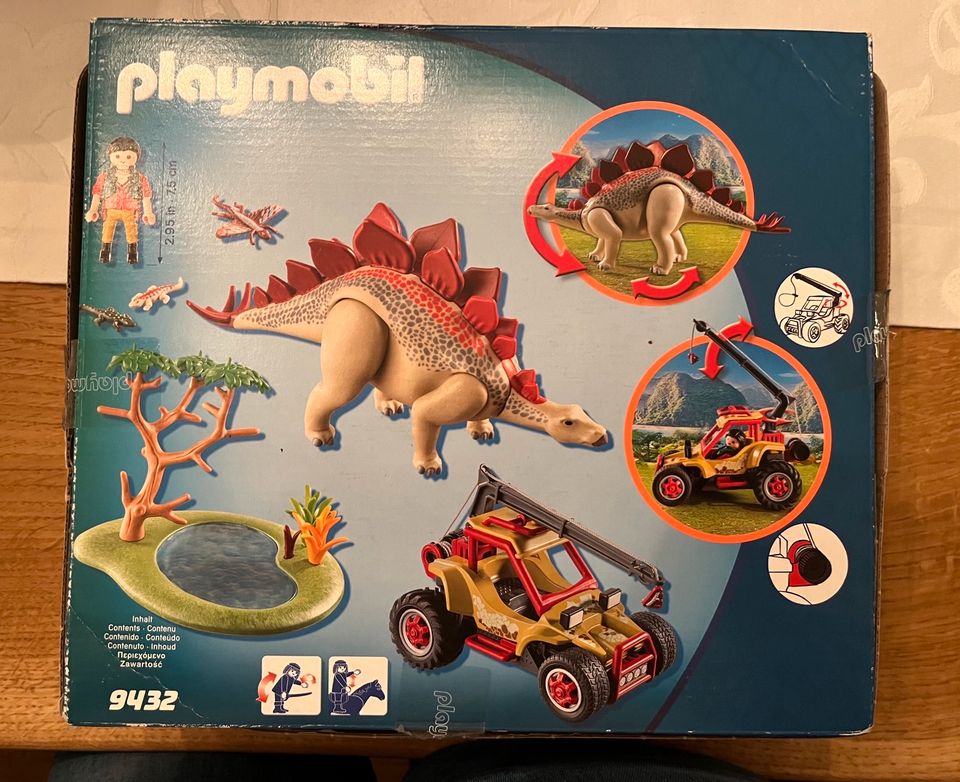 Playmobil 9432 Forschermobil mit Stegosaurus in Machern