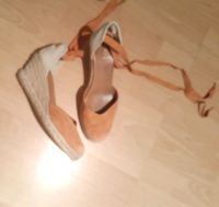 Sandalen zum binden echtes Leder in Orange Versand inklusive Köln - Chorweiler Vorschau