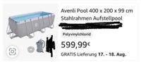 Pool mit Pumpe und Sandfilteranlage Niedersachsen - Moringen Vorschau