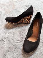 Wedges Keilabsatz Leopard Schwarz High Gr.36 Leipzig - Paunsdorf Vorschau