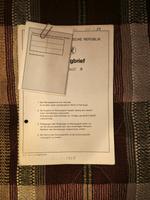 DDR kfz Brief Anhänger TZK4  14 C original Knicklenker ( g.k Sachsen-Anhalt - Tangerhütte Vorschau