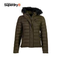 Superdry – Fuji Slim Double Ziphood Sportjacke für Damen, Größe M Hessen - Limburg Vorschau