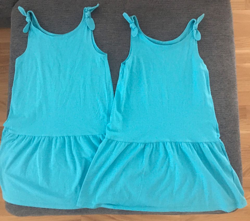 Zwillinge Kleid Mädchen Gr. 122 Set in Gomaringen
