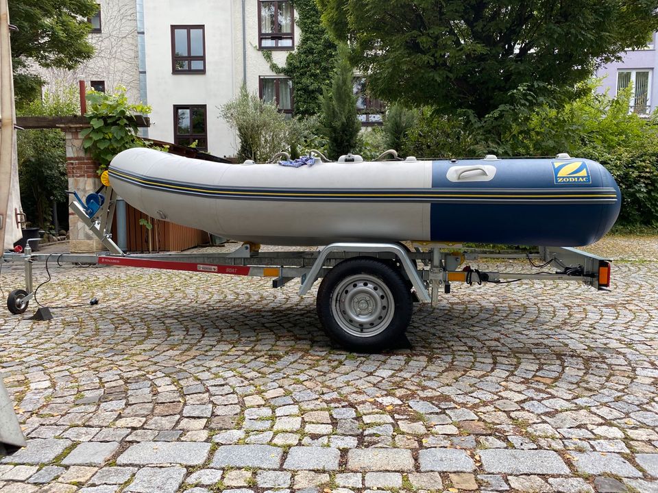 Schlauchboot Zodiac Cadet 340S inkl. Trailer, Elektromotor in Planegg