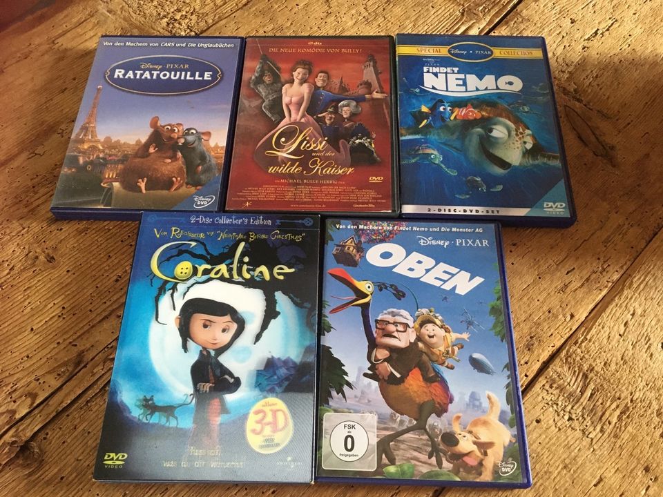 Filme. DVD! Disney Pixar!Sissi! Animation in Gauting