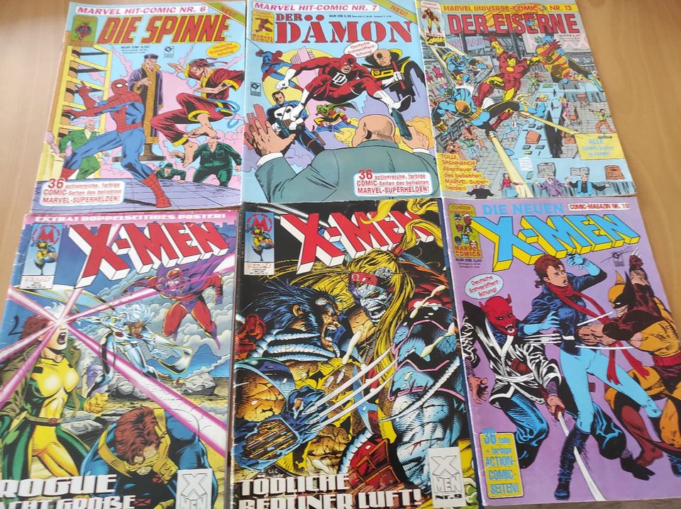 Diverse Marvel Comics in Papenburg