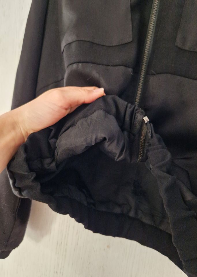 schwarze Bomberjacke, Jacke Damen, Topshop in Würzburg