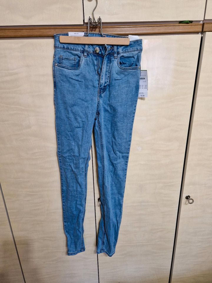 Skinny high Waist Jeans Gr XS in Bad Orb