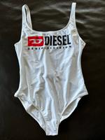 Diesel Badeanzug | stylisch weiß + rot-schwarzes Logo | Kultmarke Bayern - Immenstadt Vorschau