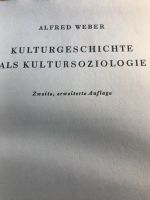 Alfred Weber, Kulturgeschichte als Kultursoziologie Hessen - Wiesbaden Vorschau