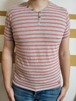 Grau Rot gestreiftes Esprit T-Shirt Sachsen - Leisnig Vorschau