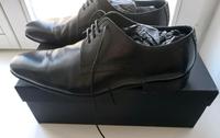 Hugo Boss Leder Schuhe Gr. 10 MELZIO Business Schnürer schwarz Brandenburg - Potsdam Vorschau