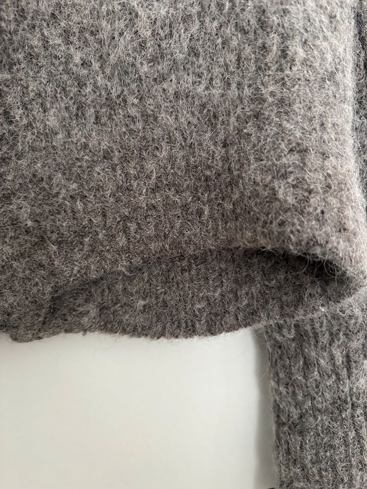 H&M Cardigan Alpaca Wolle S 36 Grau Strickjacke Pullover in Berlin