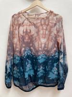 GARCIA Jeans Damen Bluse Tunika blau rosa gemustert Gr.S 36 Bayern - Hohenfurch Vorschau