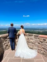 Brautkleid weiß spitze Standesamt Hochzeitskleid Gr.36 S Liebreiz Baden-Württemberg - Karlsruhe Vorschau