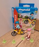 Playmobil 70061 Skaterin und Kind mit BMX Fahrrad mit Verpackung Baden-Württemberg - Walldürn Vorschau