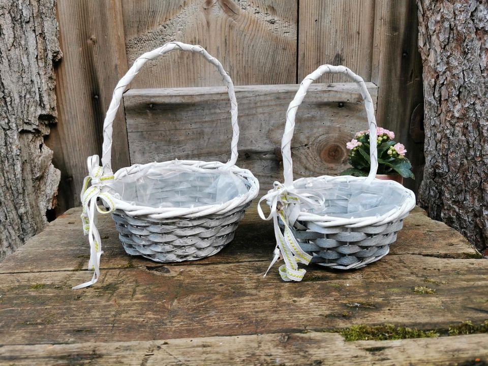 2 Körbchen Streuengel Hochzeit Blumenkorbchen in Erfurt