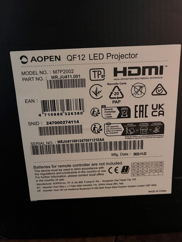 LED Projektor - Beamer in Heidelberg