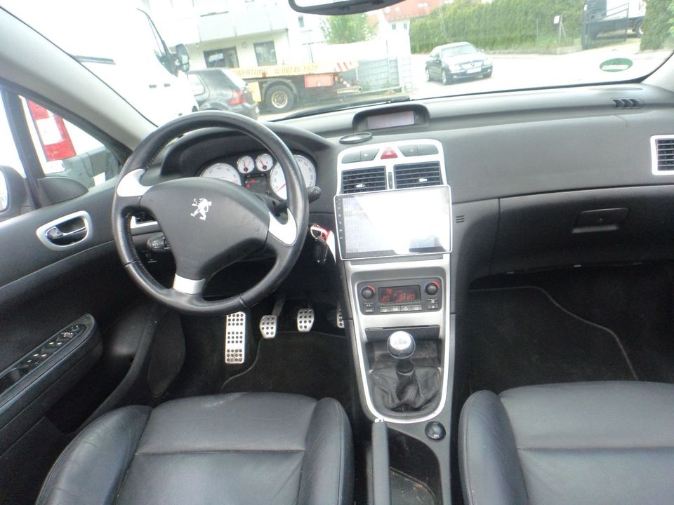 Peugeot 307 CC Cabrio-Sport Leder Navi Klimaautomatik in Landsberg (Lech)