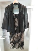 MEXX Kleid Chiffon Größe S schwarz beige knielang Rheinland-Pfalz - Bad Kreuznach Vorschau