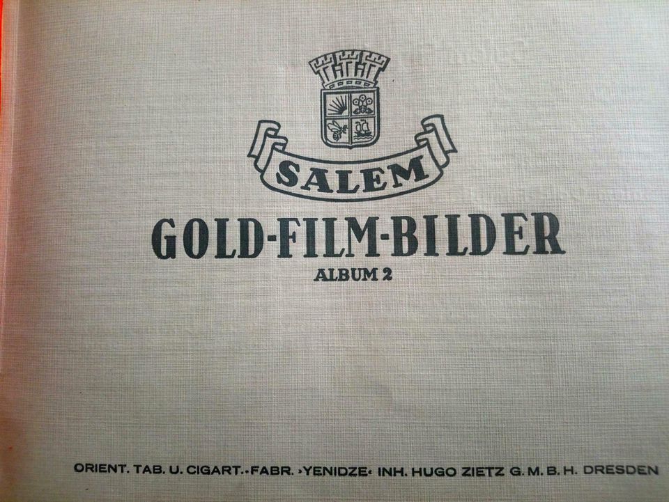 Salem Gold - Film - Bilder Zigarettensammelbilder Album in Berlin