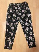 PRIMARK Schlupfhose Blumen Gr. 40 schwarz Bayern - Karlsfeld Vorschau
