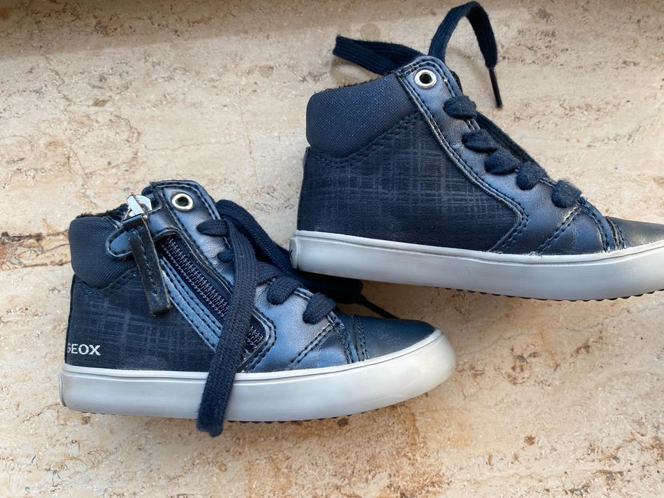 Geox Jungen Schuhe 24 blau navy in Düsseldorf