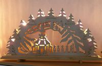 Weihnachten Lichterbogen 57x32,5 cm 7 Lichter Holz ÖVP Deko Nordrhein-Westfalen - Rheine Vorschau