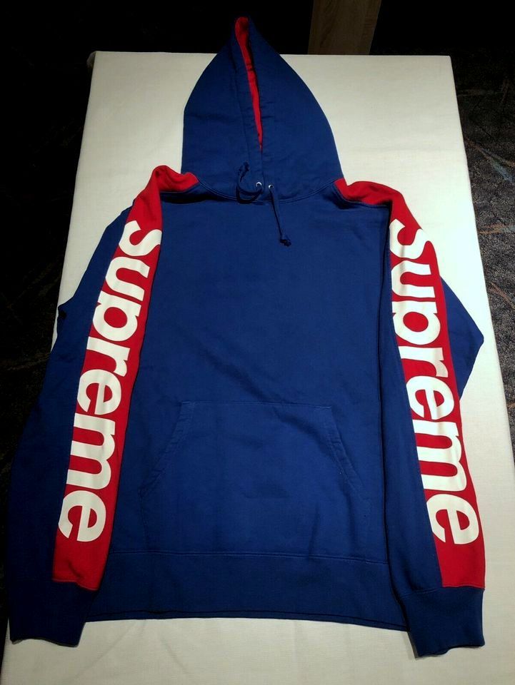 Supreme sideline shop hoodie royal