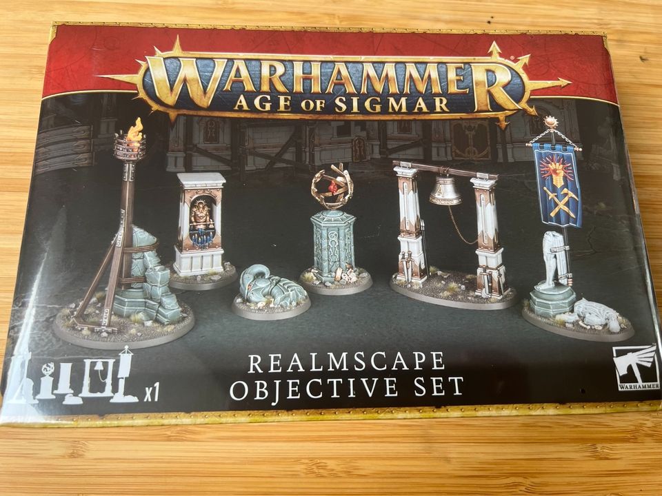 Warhammer Realmscape Objective Set. NEU, OVP in Ayl Saar