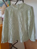 ONLY BLuse Lockstickerei zartgrün Gr S/M Hessen - Eltville Vorschau