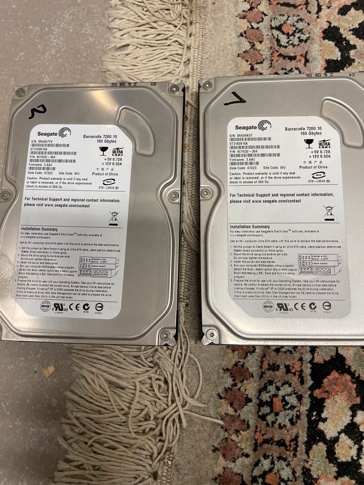 Festplatte seagate barracuda 7200 160gb in Berlin