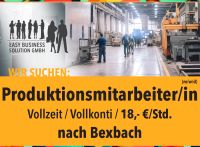 Produktionsmitarbeiter/in (m/w/d), 18,-€/Std., Bexbach, Vollkonti Saarland - Bexbach Vorschau