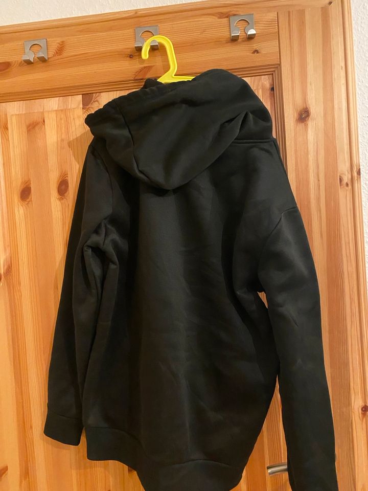 Jungen Hoodie schwarz Fußball in Temmels