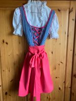 Dirndl blau/pink/rosa 3-teilig (mit schöner Dirndbluse) Baden-Württemberg - Limbach Vorschau