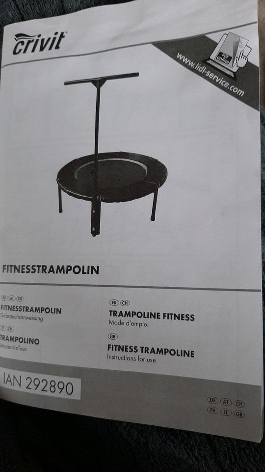 Fitnesstrampolin Crivit Durchmesser ca. 112 cm in Berngau