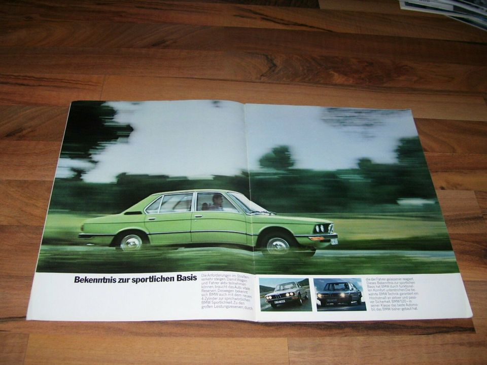 BMW 5er E12 Prospekt von 2/1973 mit 20 Seiten für nur 26,-Euro!! in Göttingen