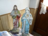 sehr alter Maria und Jesus aus Gips, auf Sockel Bayern - Bichl Vorschau