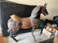⚠️⚠️Holzpferd Karussell deko Kunst Pferd Holztier Baden-Württemberg - Aalen Vorschau