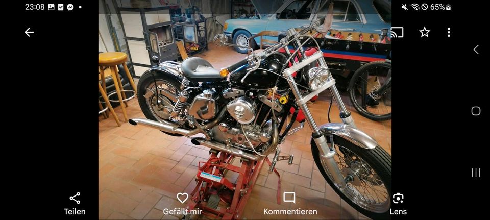 Harley Sportster 1000 Ironhead BJ 1973 108db Motogadget in Kirchlengern
