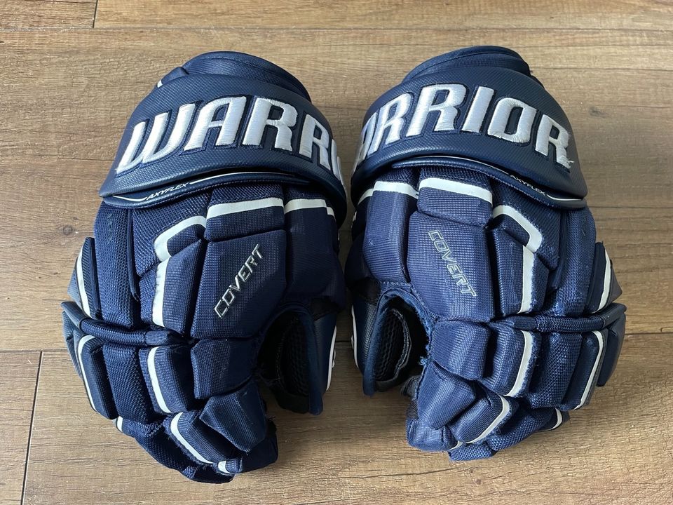 Warrior Covert QR5 Pro Eishockey Handschuhe Blau Navy 13 in Lampertheim