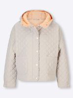 Jacke Übergangsjacke Outdoor Regenjacke l grau apricot Gr.34 Nordrhein-Westfalen - Neuss Vorschau