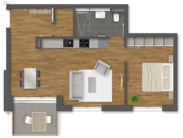 Neubauprojekt in Uhingen, tolle Lage Nähe Charlottensee!  2 Zi.-Whg.  mit Balkon, Aufzug, TG, KfW55! in Uhingen