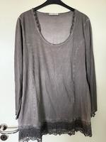 Tolles Tredy Shirt Gr 48 Langarm viel Spitze Nordrhein-Westfalen - Wesel Vorschau