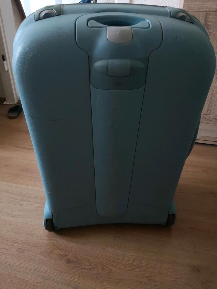 Hartschalen Koffer Roncato hellblau Größe M gebraucht in Schleiz