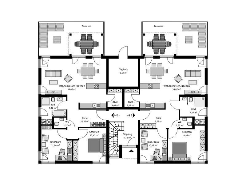 Ihr modernes STREIF Mehrfamilienhaus in Niederwürzbach-Blieskastel in Blieskastel